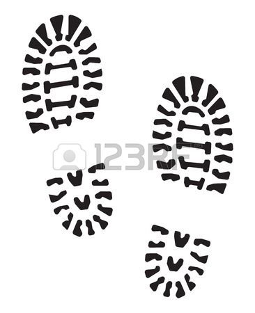 След от ботинка