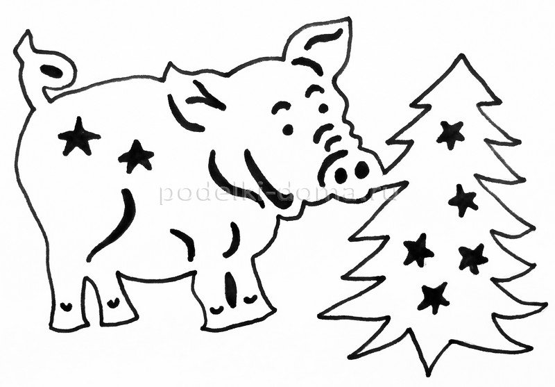 Вырезалка свинюшки