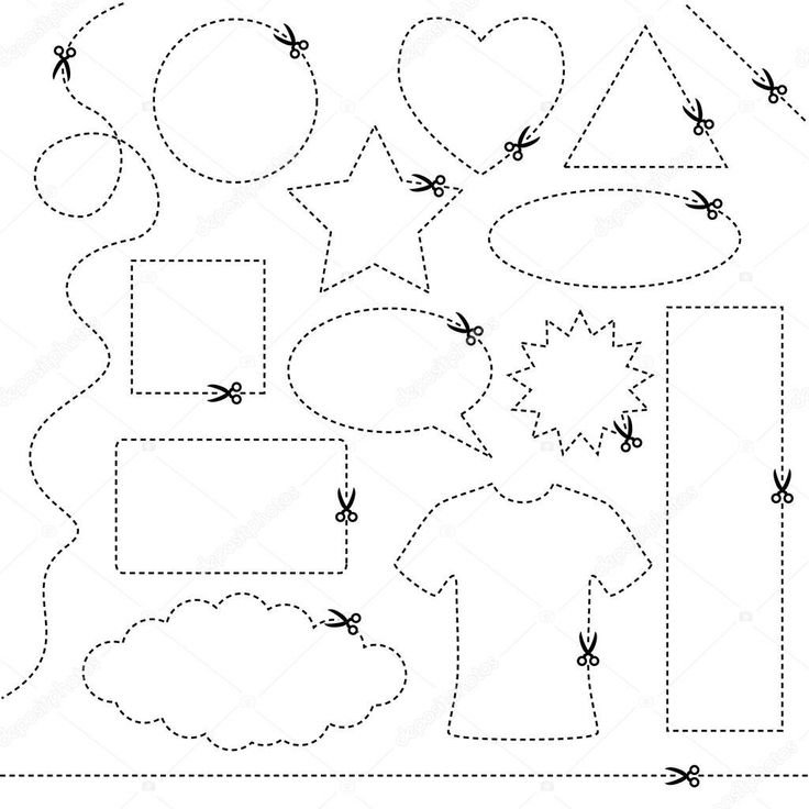 Вырезание ножницами для детей