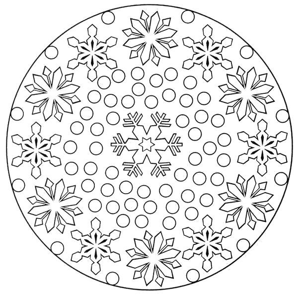 Мандала новый год