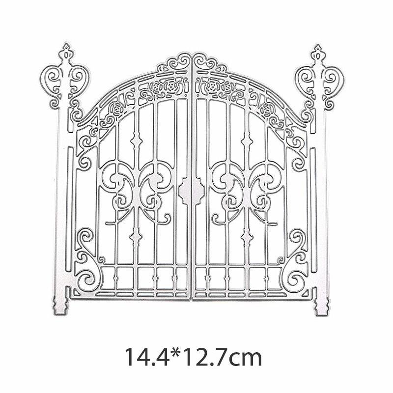 Трафарет ворот для торта