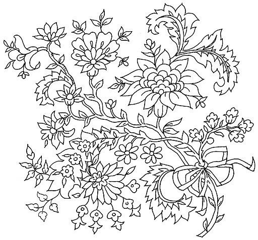 Вышивка гладью схемы