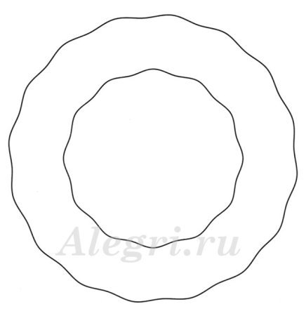 Тарелка для аппликации