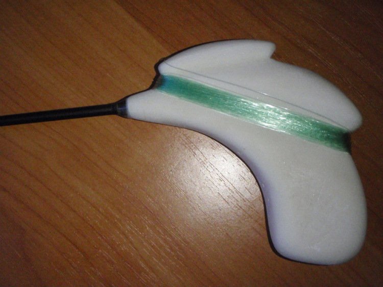 Ручка для зимней удочки из пенопласта