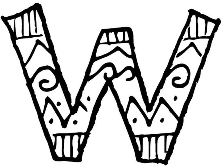 Буква w