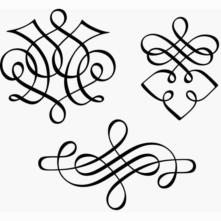 Орнаменты узоры простые