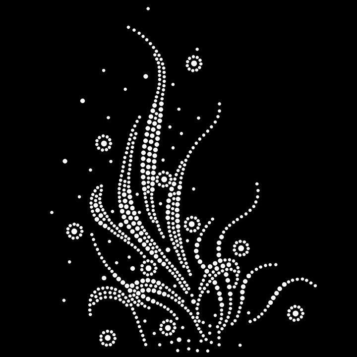 Трафарет для вышивки стразами