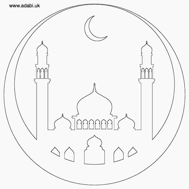 Мечеть рисунок