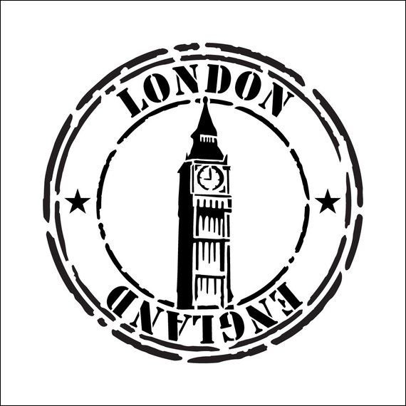 Трафарет Лондон
