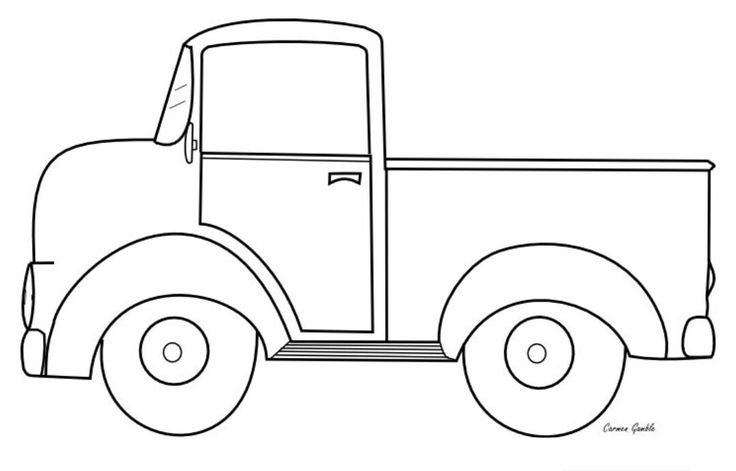 Контур машины для рисования