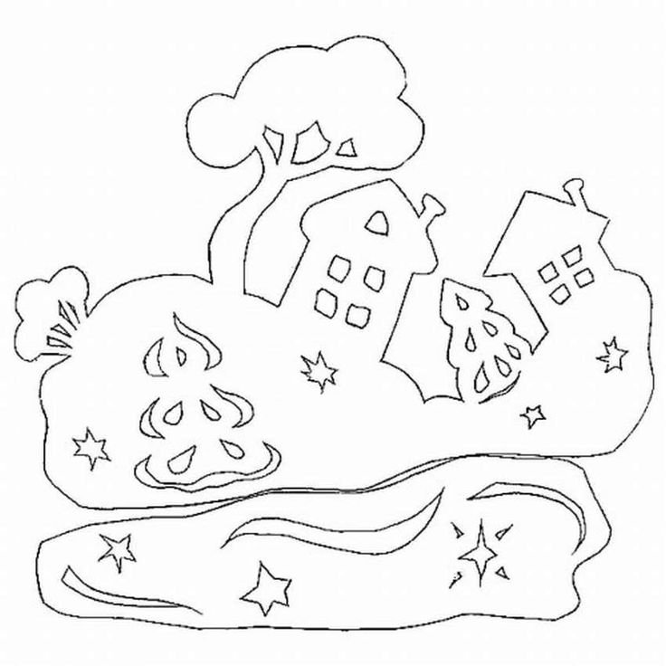 Трафарет "окна"