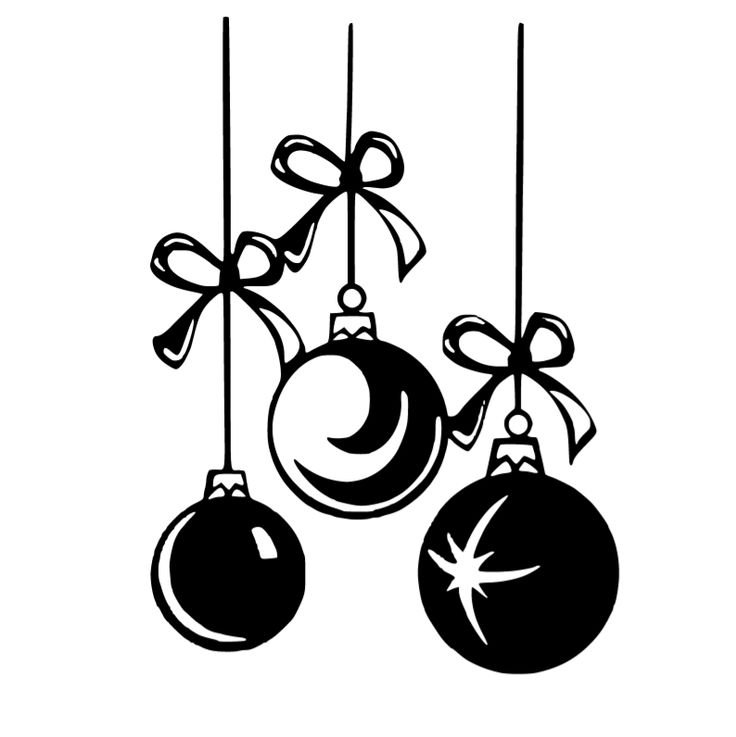 Новогодние игрушки вектор