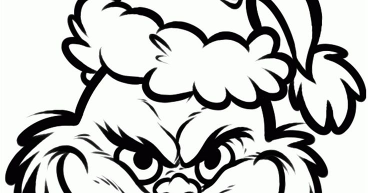 Трафарет Гринча