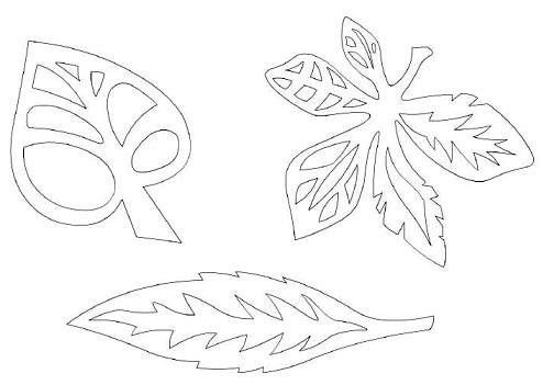 Вытыканкы осенние листья