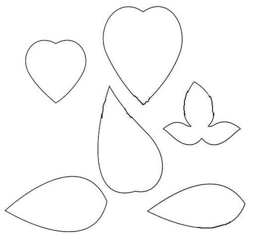 Цветы шаблоны для вырезания