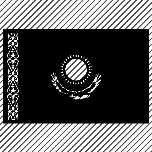 Орёл на флаге Казахстана