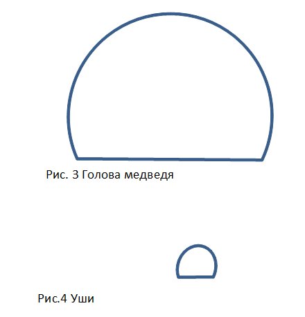 Уши медведя выкройка