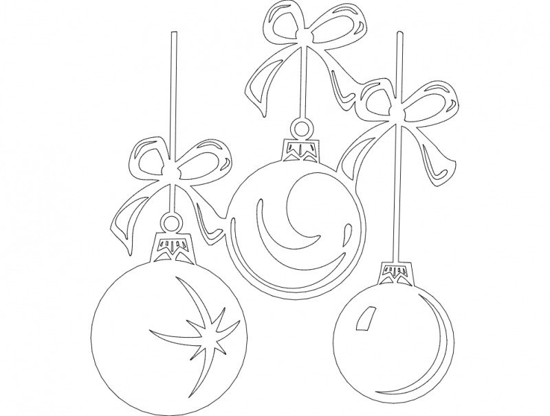 Трафарет "новогодний"