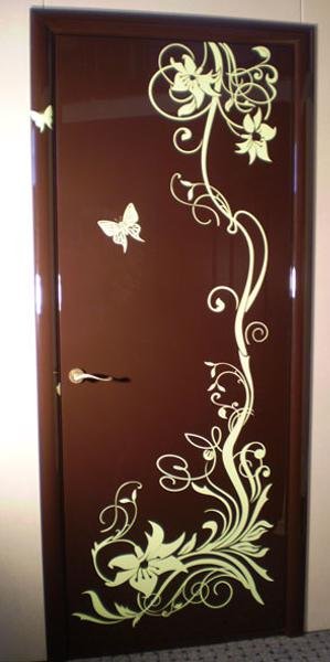 Трафареты для декора дверей