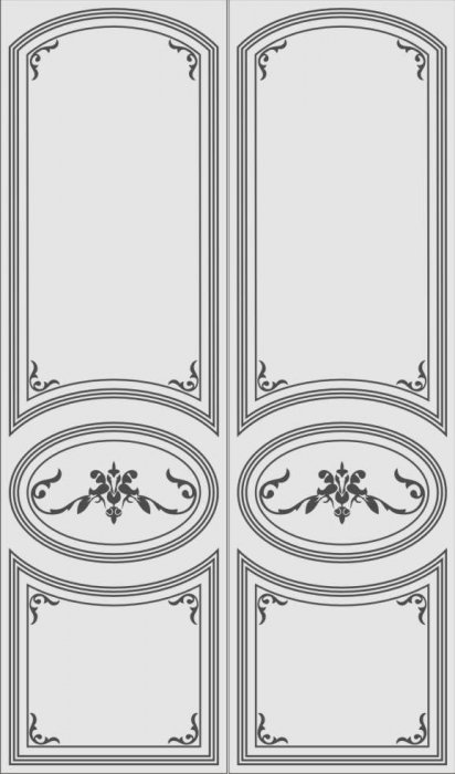 Узоры на двери