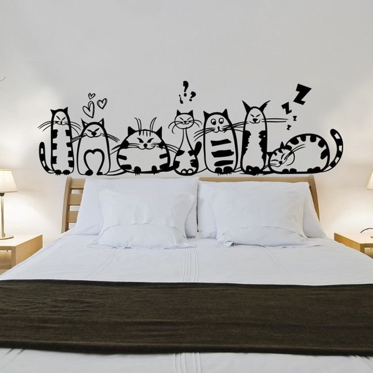 Роспись стен в спальне