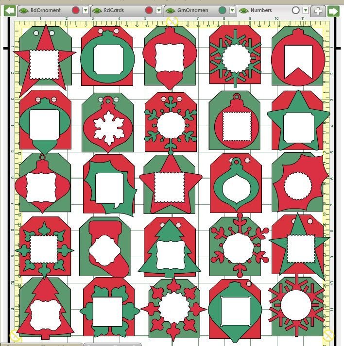 Рамки для адвент календаря