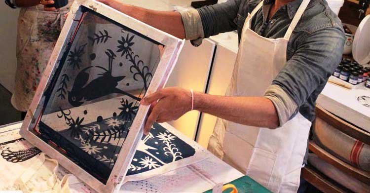 Трафаретная шелкография