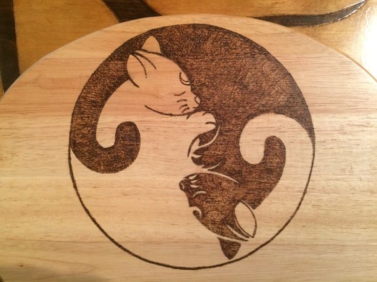 Узоры выжигателем по дереву