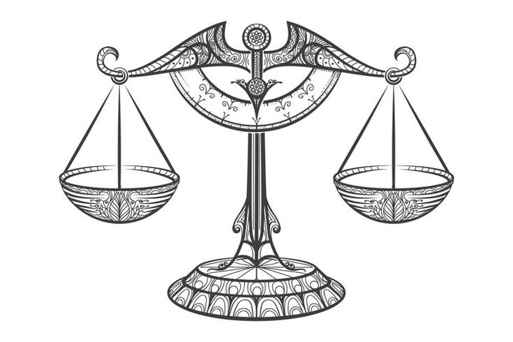 Стилизованные весы