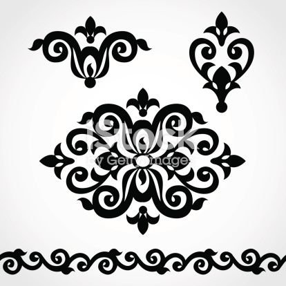 Кавказские национальные узоры