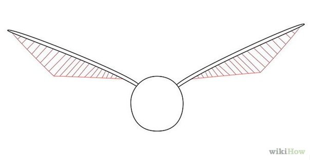 Раскраска Гарри Поттер снитч