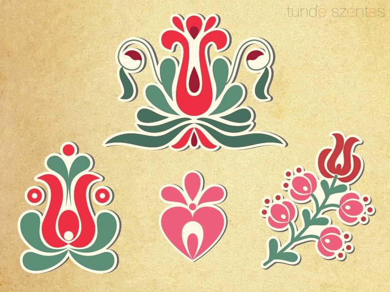 Татарские орнаменты ЛАЛЭ