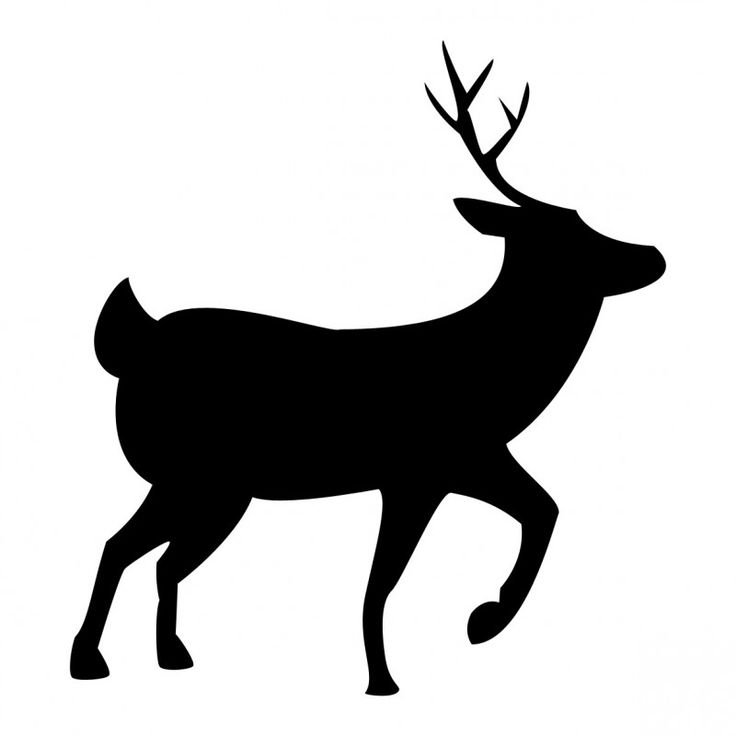 Трафарет "олени"
