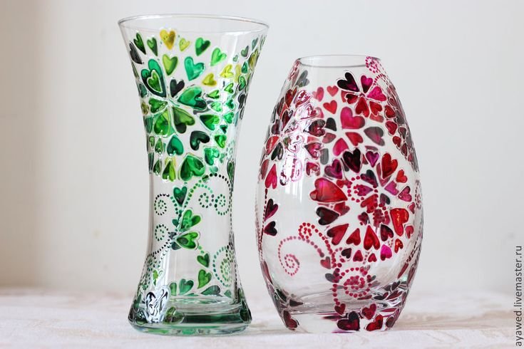 Расписные вазы