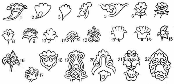 Татарский орнамент шаблоны