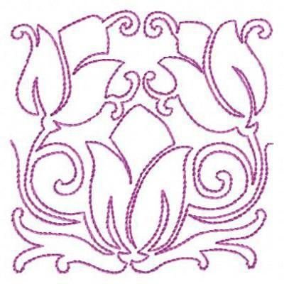 Татарский орнамент Пальметта