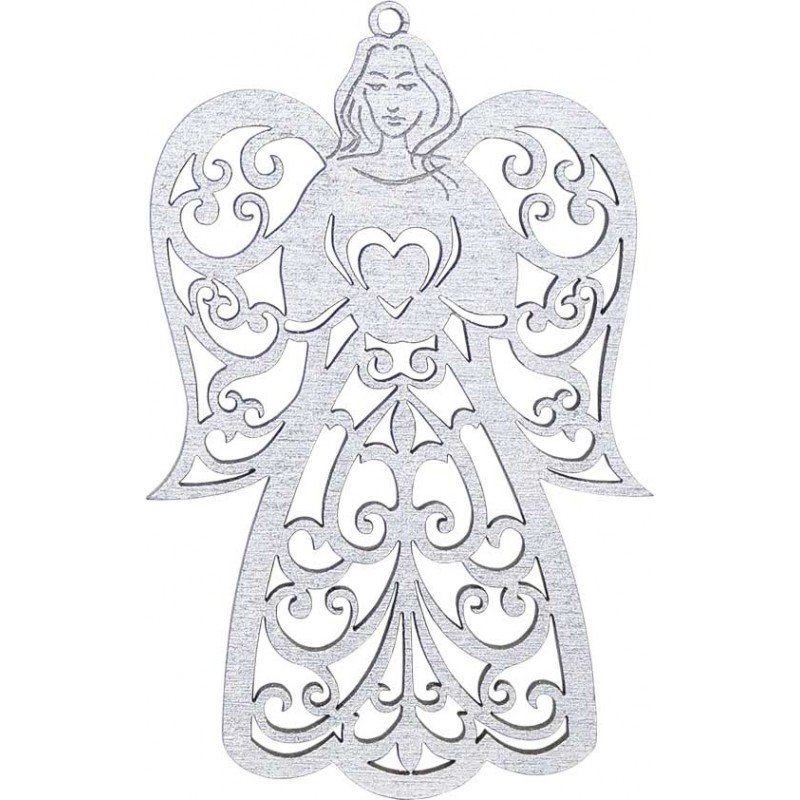 Ажурный ангела на окно