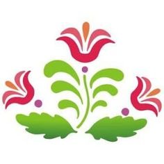 Татарский орнамент тюльпан ТАССР