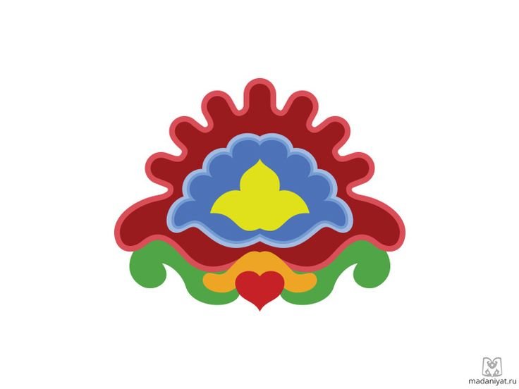 Тюльпан ЛАЛЭ татарский орнамент