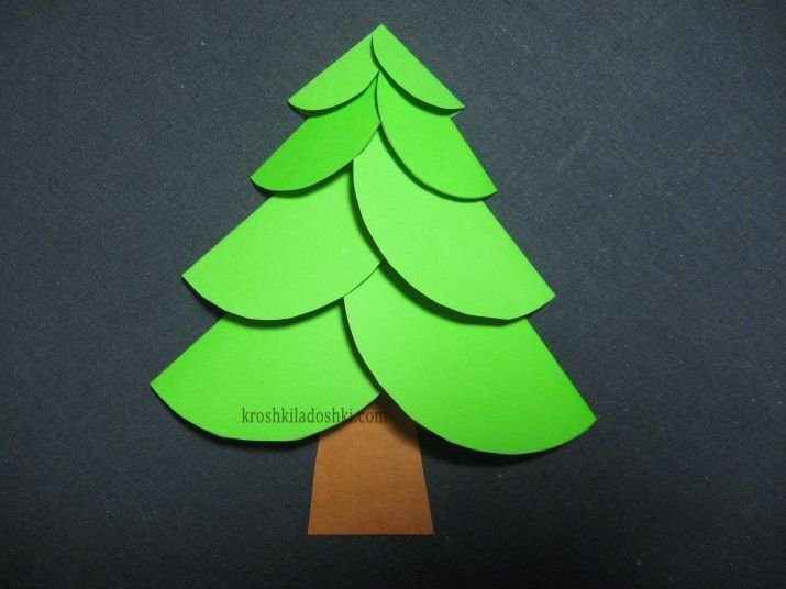 Аппликация елка