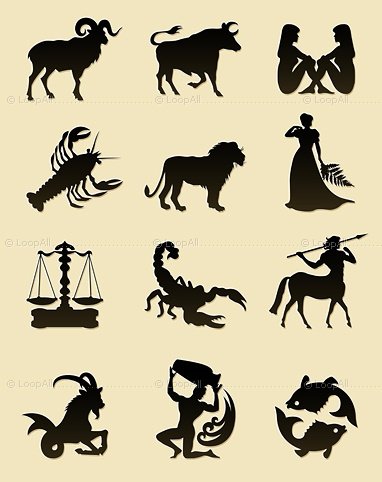 Знаки зодиака векторные изображения