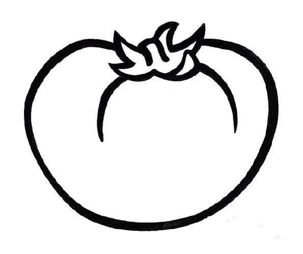 Помидор раскраска для детей