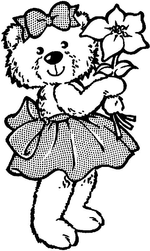 Раскраска "мишки"