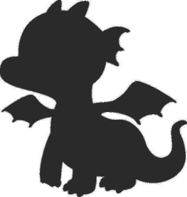 Силуэтная аппликация для детей