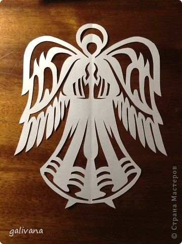 Киригами Крылья ангела