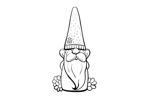 Раскраска гнома
