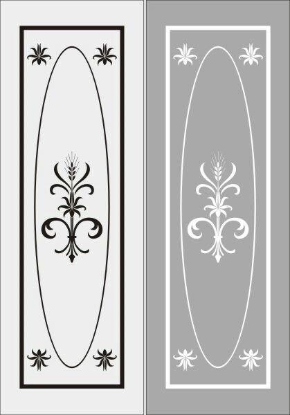 Трафарет на дверь