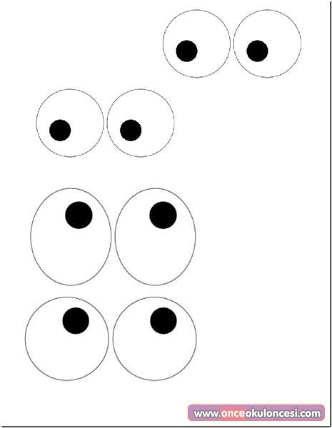 Глаза для аппликации