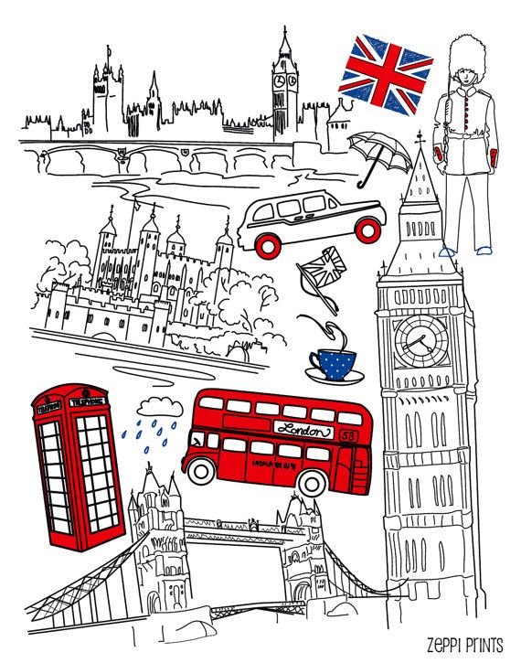 Рисунки на тему Англия