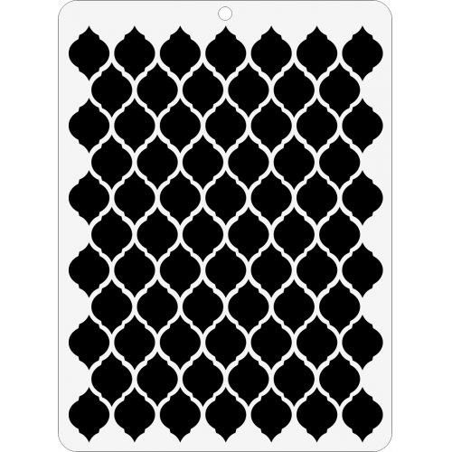 Трафарет ромбики